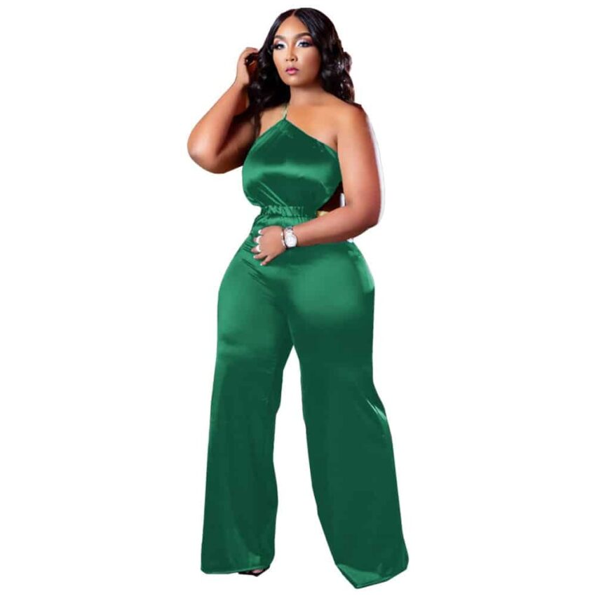 Combinaison 2 Pièces SaddleSeat Grande Taille 10 - Rayures Grises - Tenue D'occasion Confortable