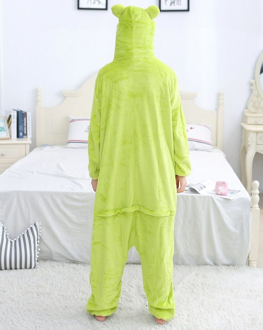 Combinaison pyjama pilou-pilou grenouille verte 6157 qwi1jh