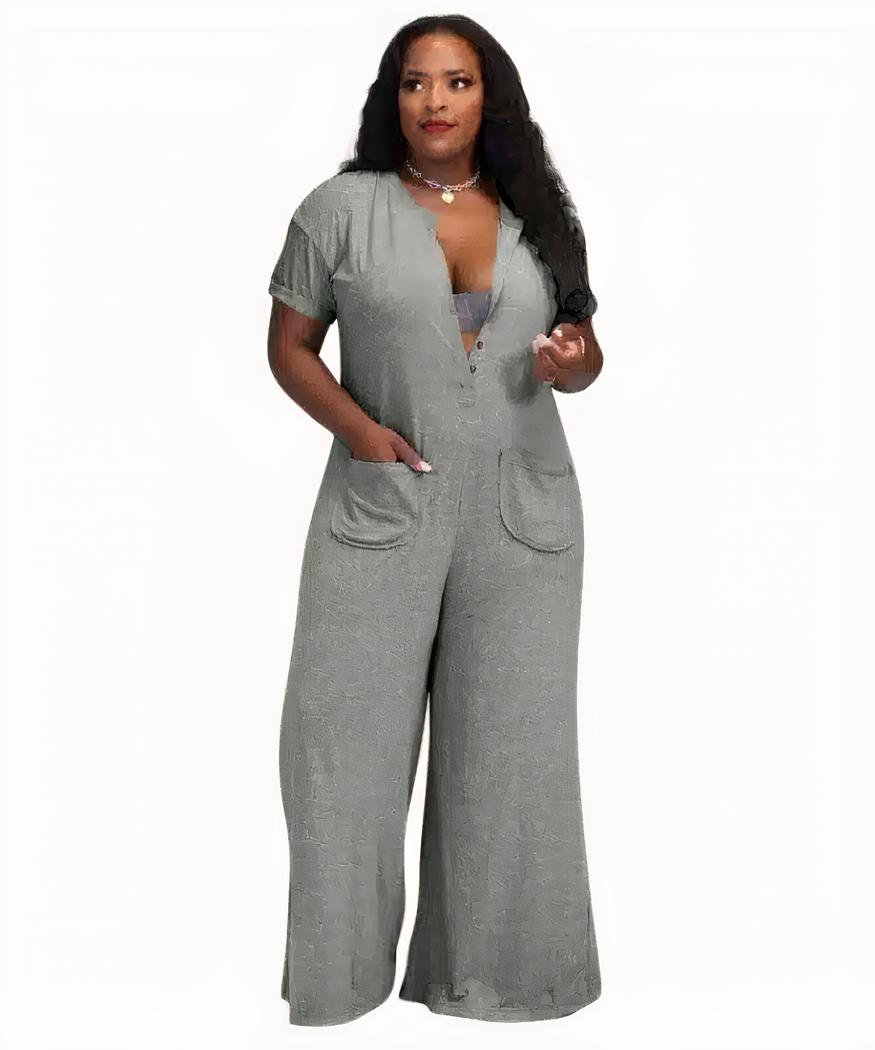 Combinaison ample décontractée pour femme ronde • Ma Combi