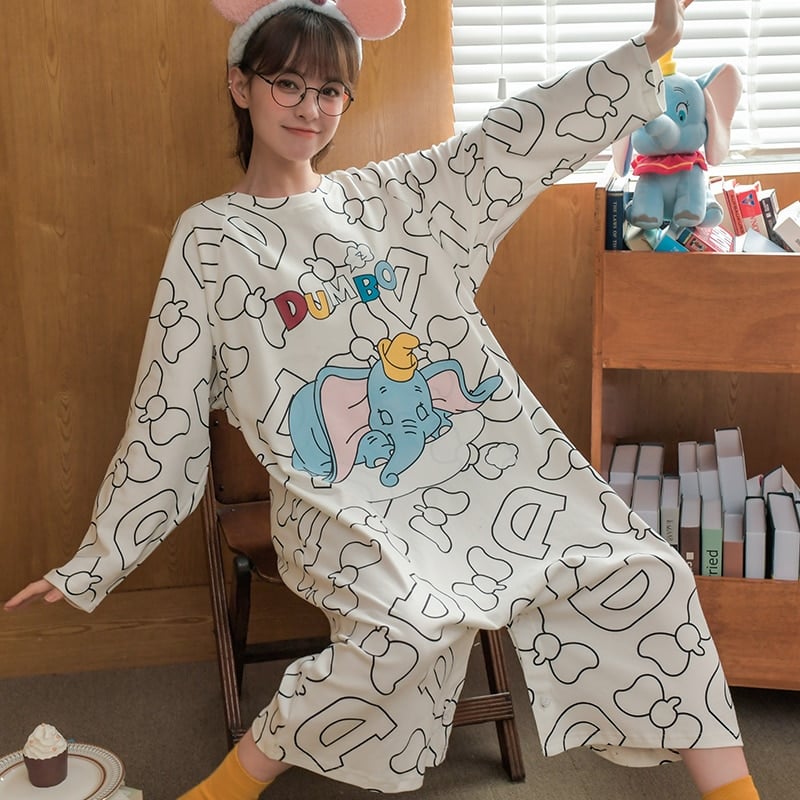 Combinaison pyjama coton femme Dumbo 9519 ynkabv