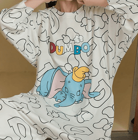 Combinaison pyjama coton femme Dumbo combinaison pyjama coton femme dumbo 1