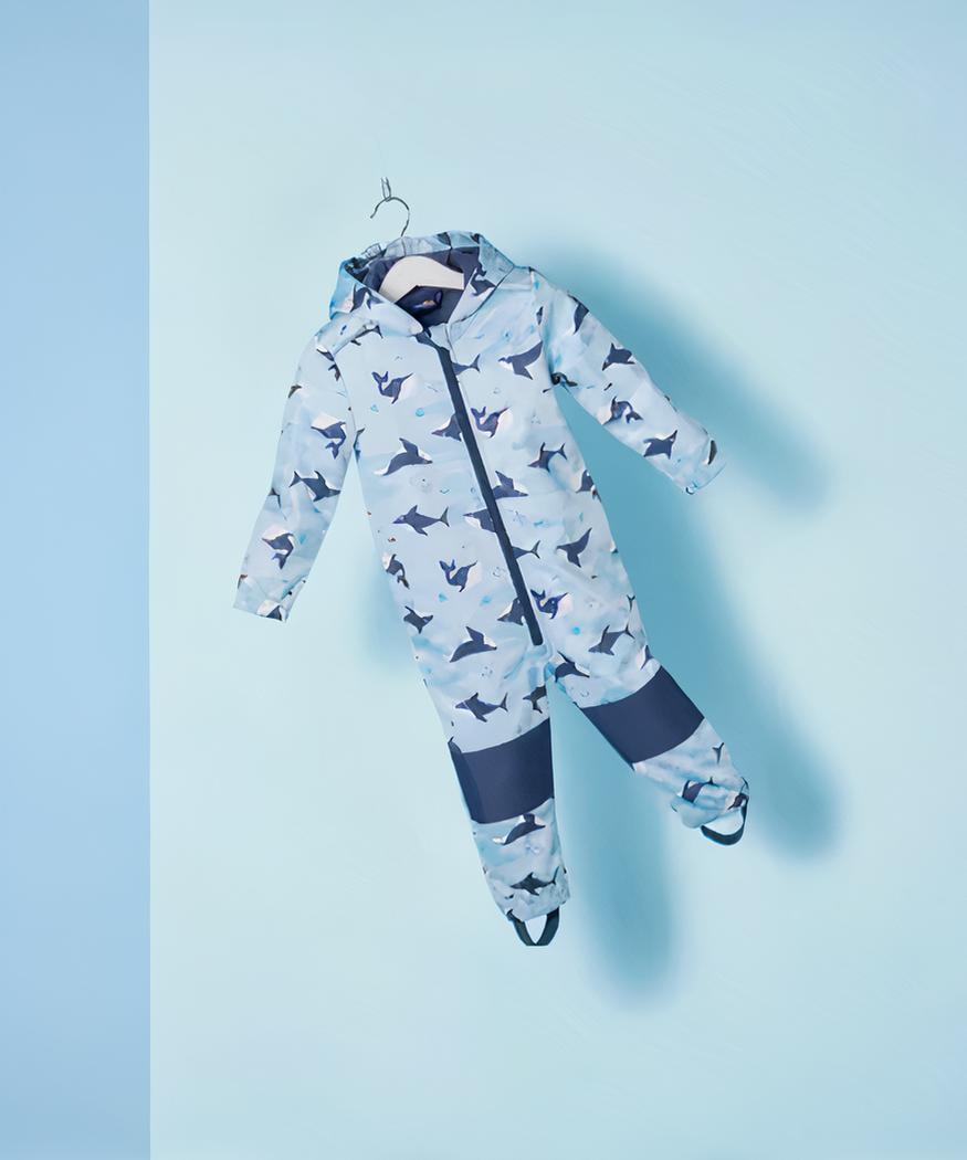 Combinaison De Neige Une Pièce Gogokids – Imperméable, Chaude, Pour Enfants 4–7 Ans, Ski Et Jeux D’hiver