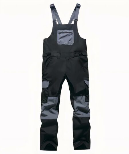 Combinaison de ski femme salopette Design et élastique sur fond blanc